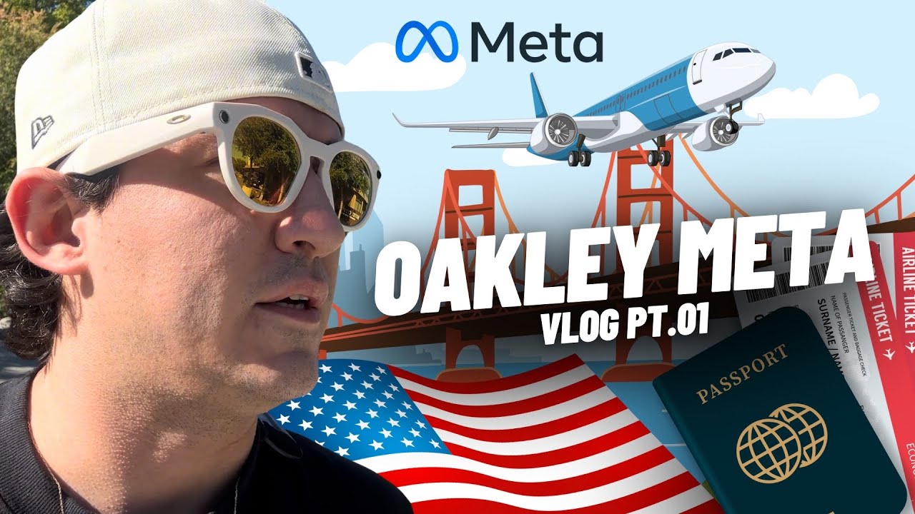 VLOG 01: Chegada a São Francisco 🇺🇸 | META CONNECT + Oakley Meta Vanguard