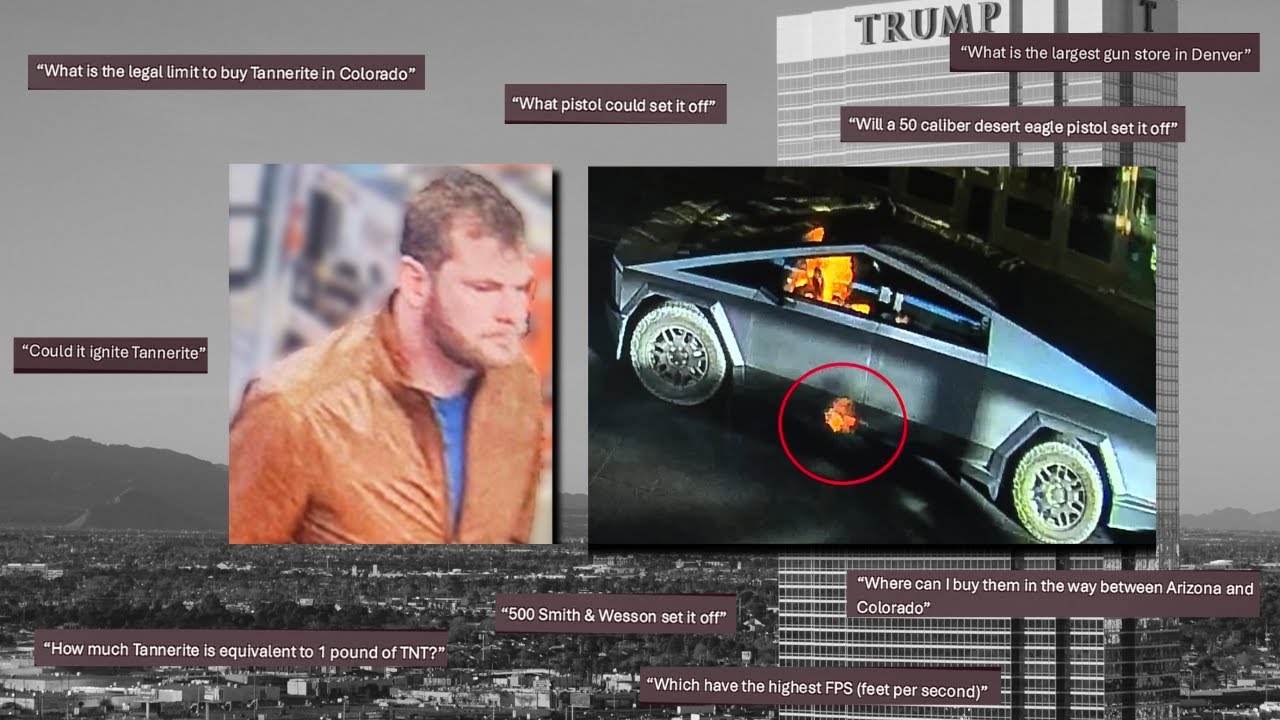 [FULL PRESSER] Investigators reveal Livelsberger's 6-page manifesto, details on Cybertruck explosion