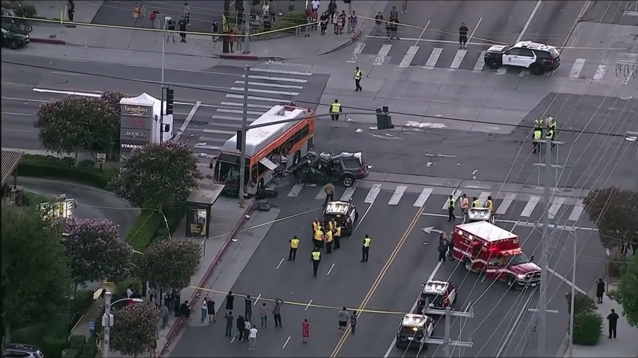 NBC LA News Helicopter Crashes Live on Stream