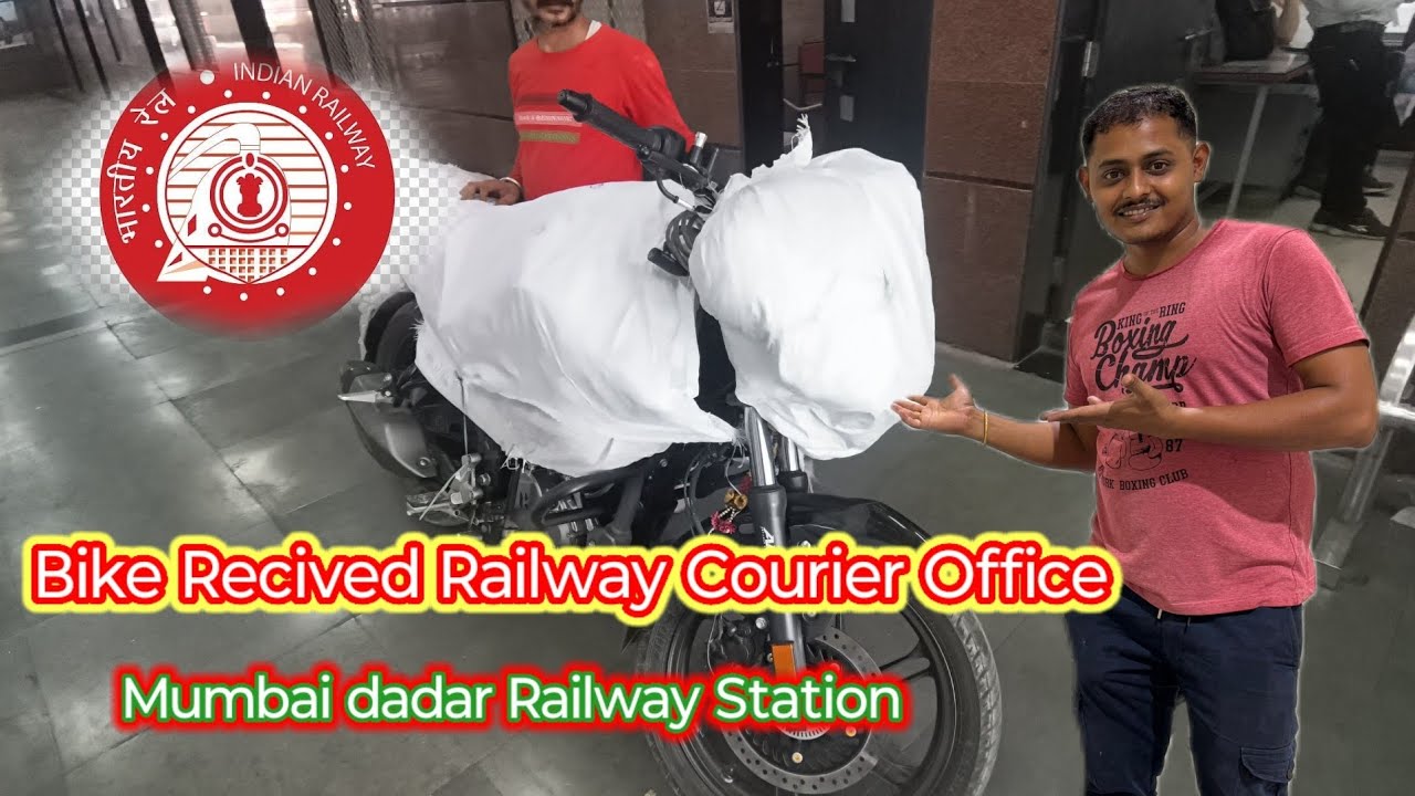 Receiving My Bike at Mumbai Dadar Railway Courier Office | Vlog