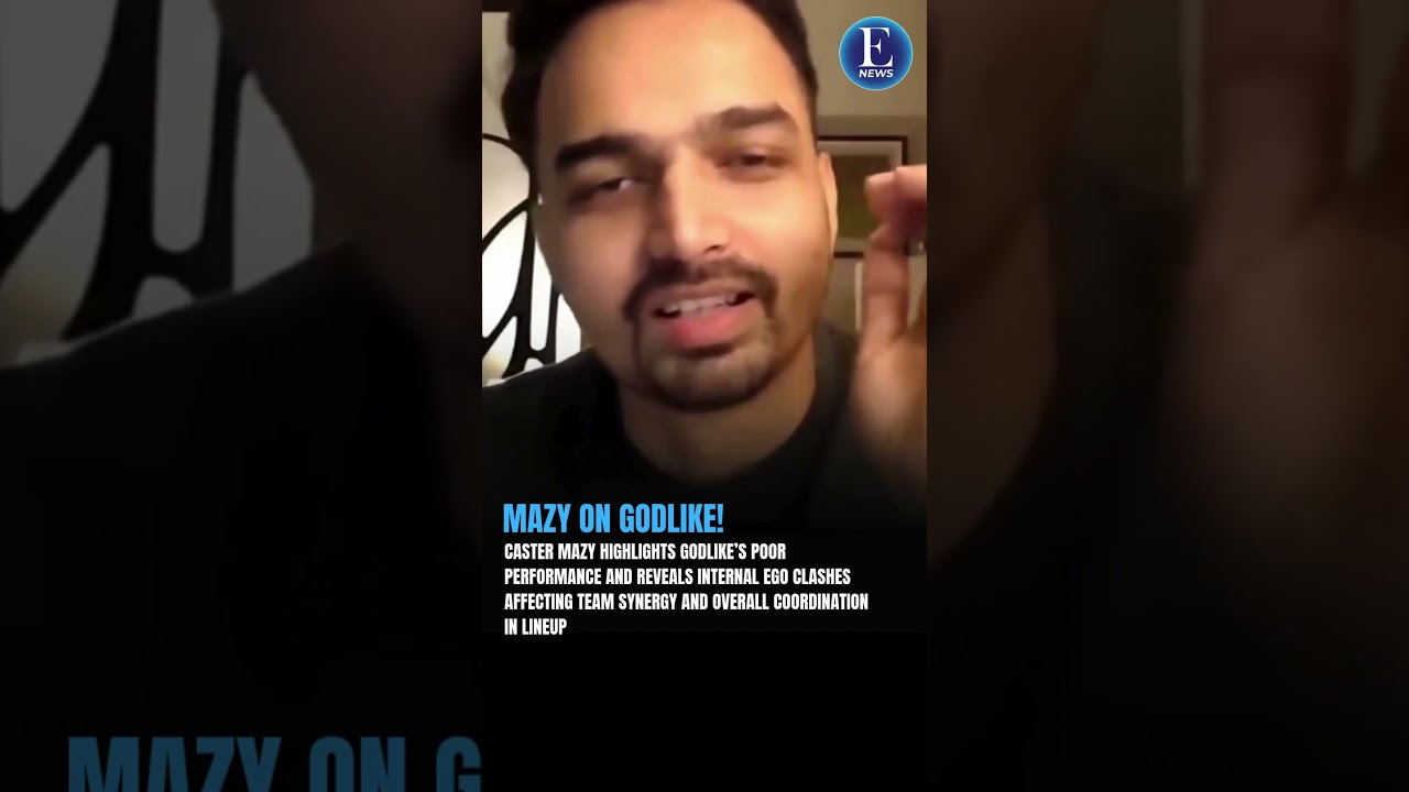 Caster Mazy Reveals Ego Clashes in GodLike Lineup After BMPS 2025 Exit #esports #latest