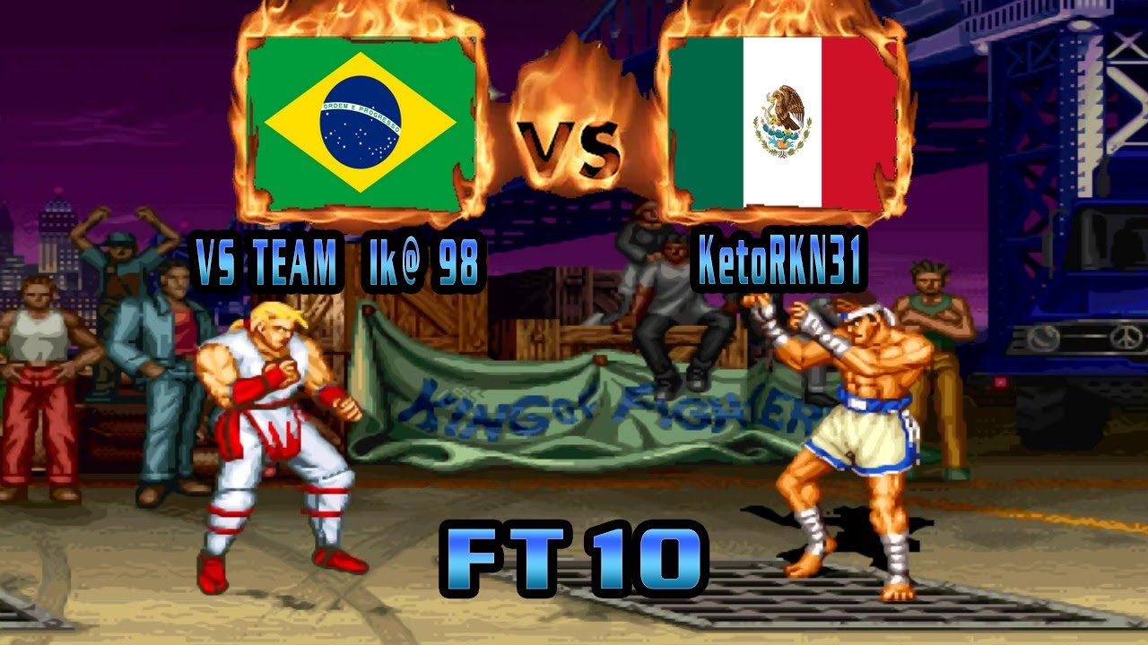 Real Bout Fatal Fury - VS TEAM | Ik@ 98 (BRA) VS (MEX) KetoRKN31 [rbff1] [Fightcade] [FT10]
