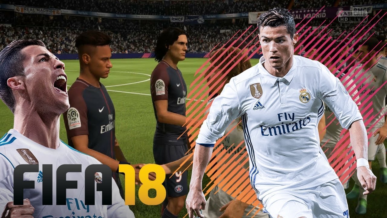 FIFA 18 FULL Gameplay LEGENDARY Difficulty REAL MADRID VS PSG HD 1080p Incredible Comeback!