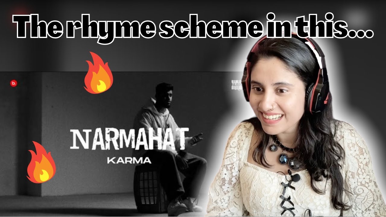 KARMA - NARMAHAT FREESTYLE REACTION | PROD. BY DEEP KALSI | KALAMKAAR | Ashmita Reacts