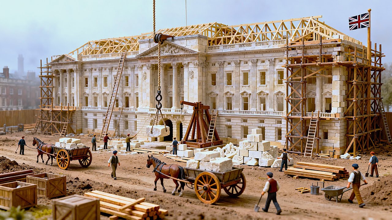 Miniature Historical Building: Buckingham Palace🎬 120 Years of Construction