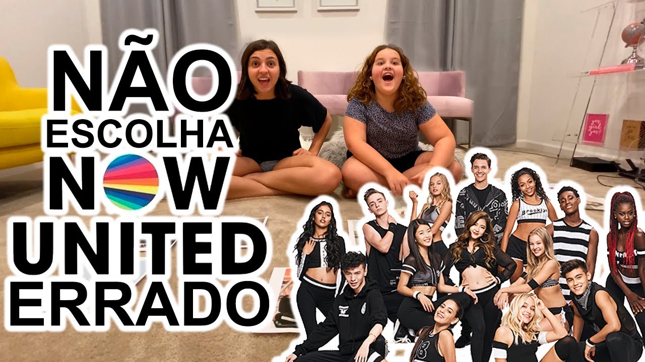 NÃO ESCOLHA O NOW UNITED ERRADO- TROLAMOS VÁRIAS PESSOAS