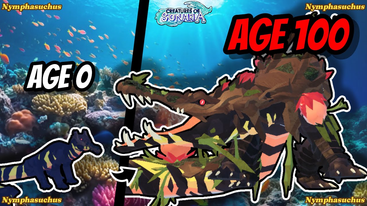 Nymphasuchus 🐊 Creatures of Sonaria 🍄 gameplay