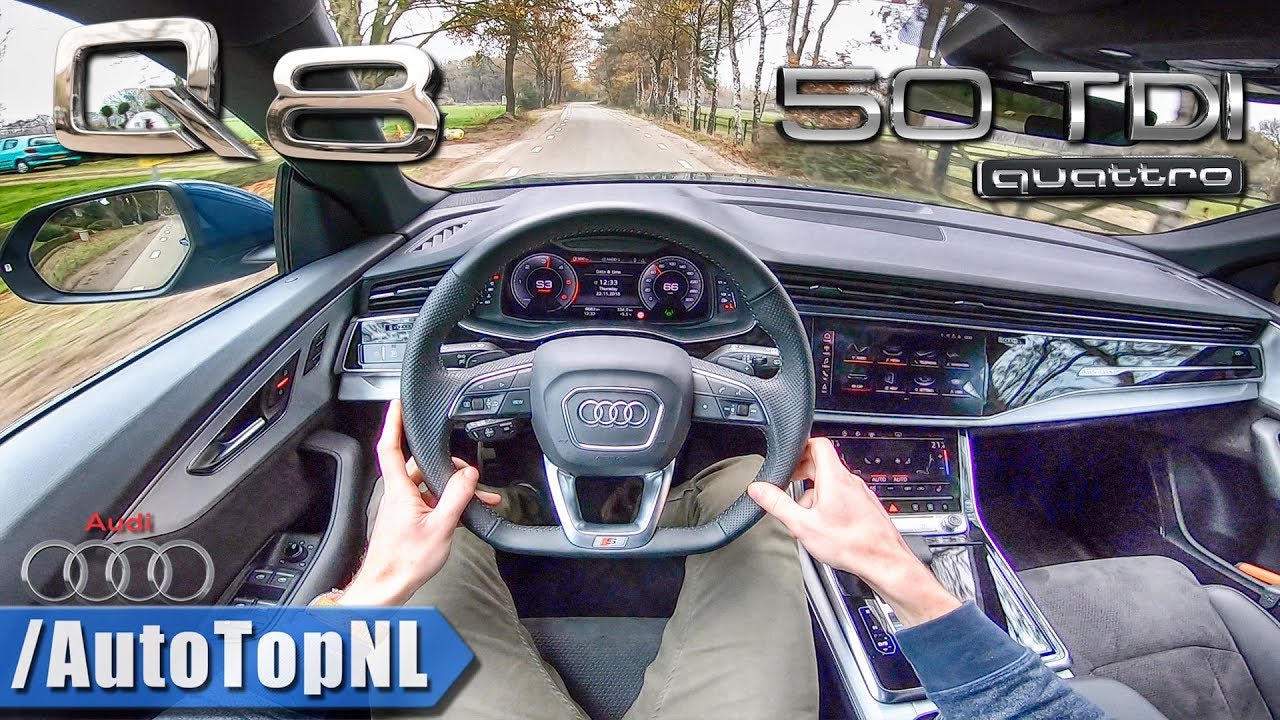 AUDI Q8 S Line 50 TDI POV Test Drive by AutoTopNL