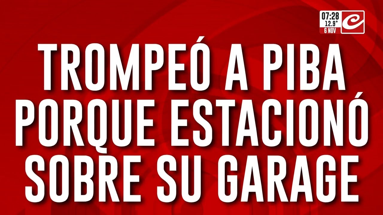 Jubilado atac&oacute; a golpes a jovencita porque estacion&oacute; el auto cerca de su garage