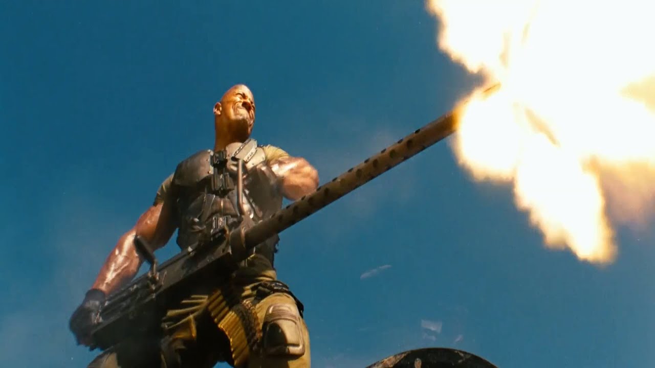 Roadblock G.I. JOE Fight scenes compilation Dwayne Johnson
