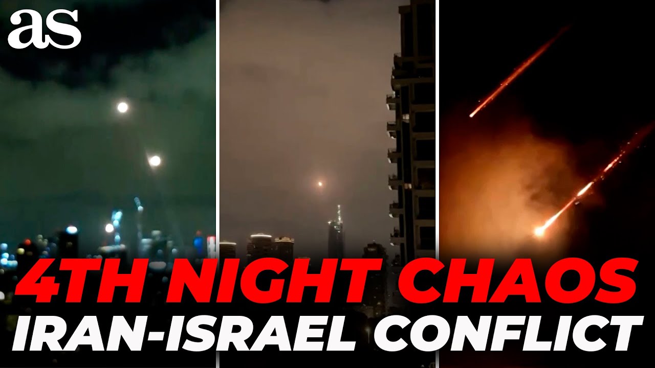 FOURTH DAY of CHAOS in ISRAEL | NEW WAVE of IRANIAN MISSILES STRIKES TEL AVIV, JERUSALEM and HAIFA