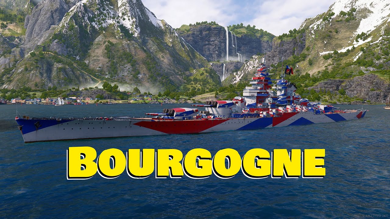 Meet The Bourgogne! Legendary Tier French Battleship (World of Warships Legends)
