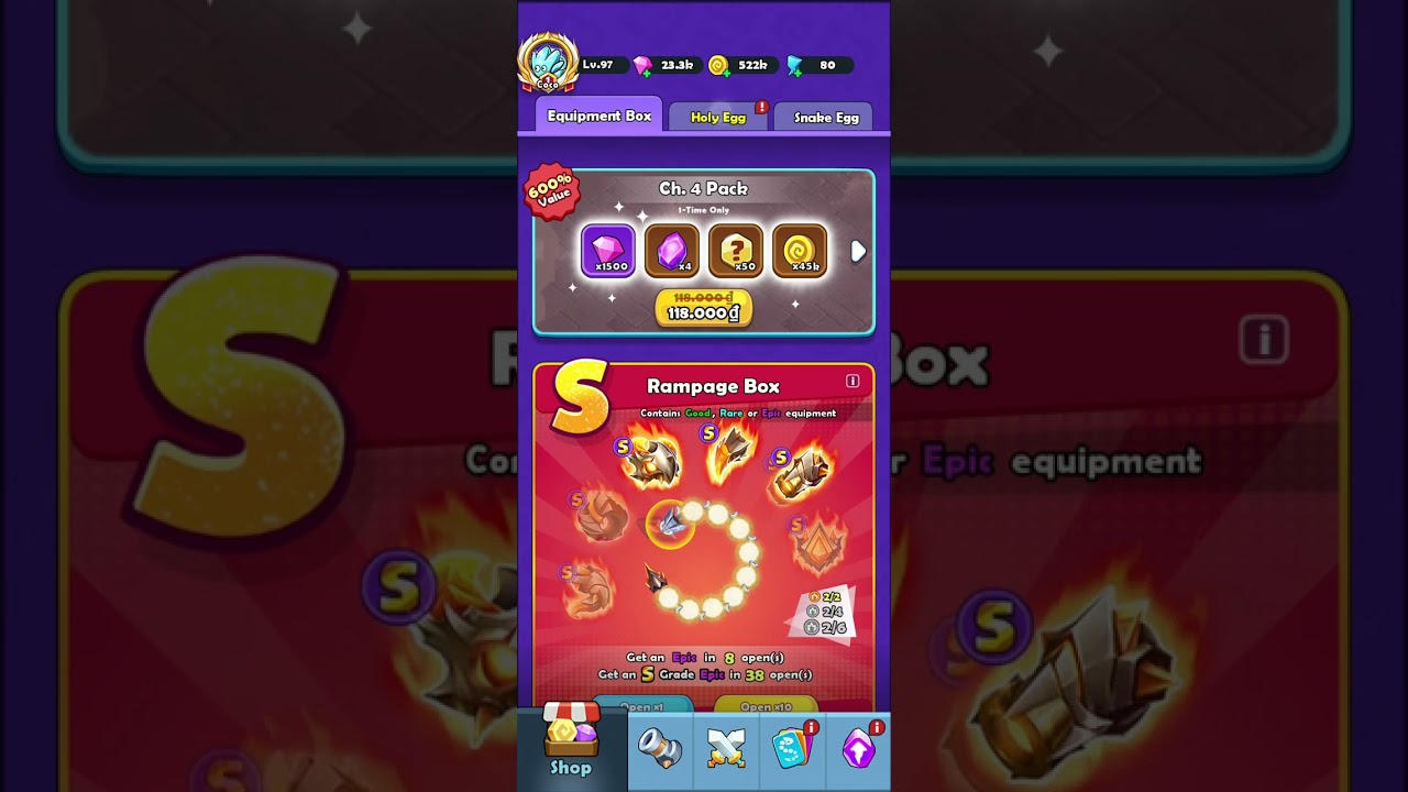 Sssnaker Light Arena TOP 1 Final, upgrade Judgment Shield #playwithcoco #habby #sssnaker