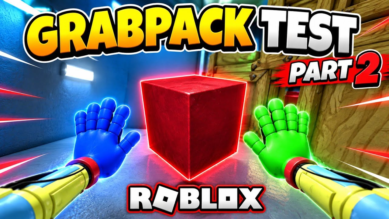Grabpack system test part 2 #poppyplaytime #roblox #fyp #part2 