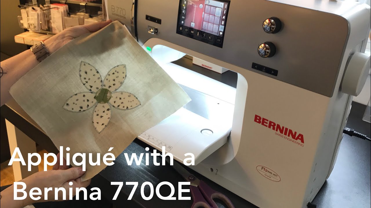 Аппликация с Bernina 770QE