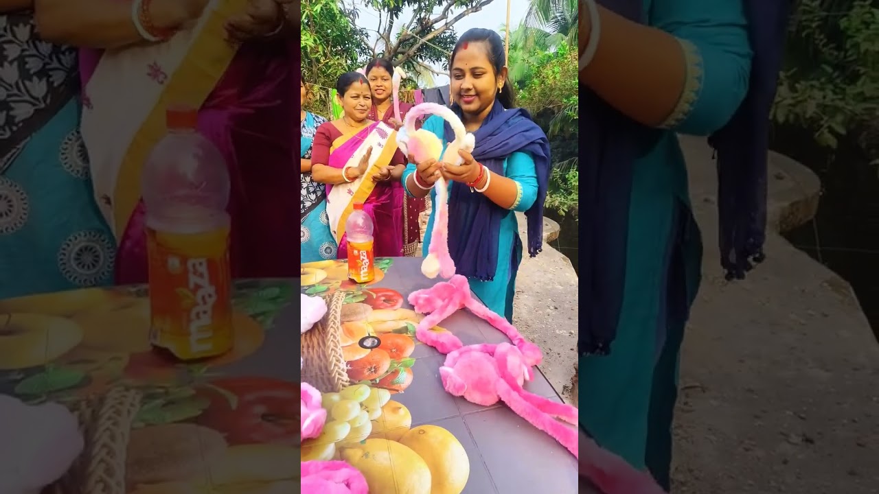 Trending Pompom AirBum Bottles Flip Challenge video With Family..@myfamilygamingvideo