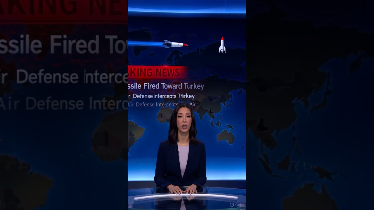 Iran missile toward Turkey destroyed by NATO air defense #breakingnews