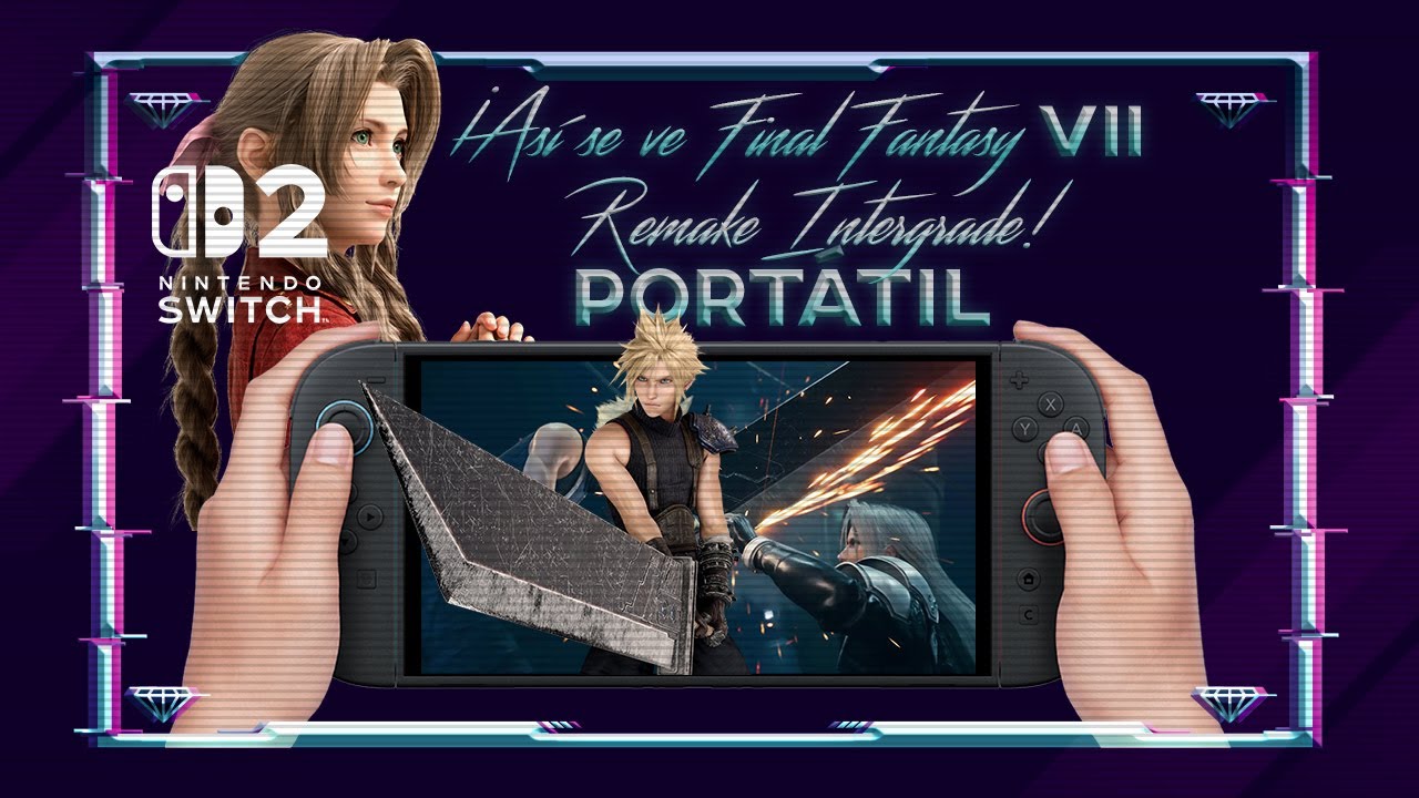 Como se ve Final Fantasy VII Remake Intergrade en Nintendo Switch 2