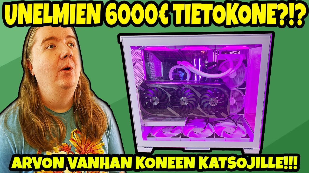 UNELMIEN 6000€ TIETOKONE!?! + Vanhan koneen arvonta!!