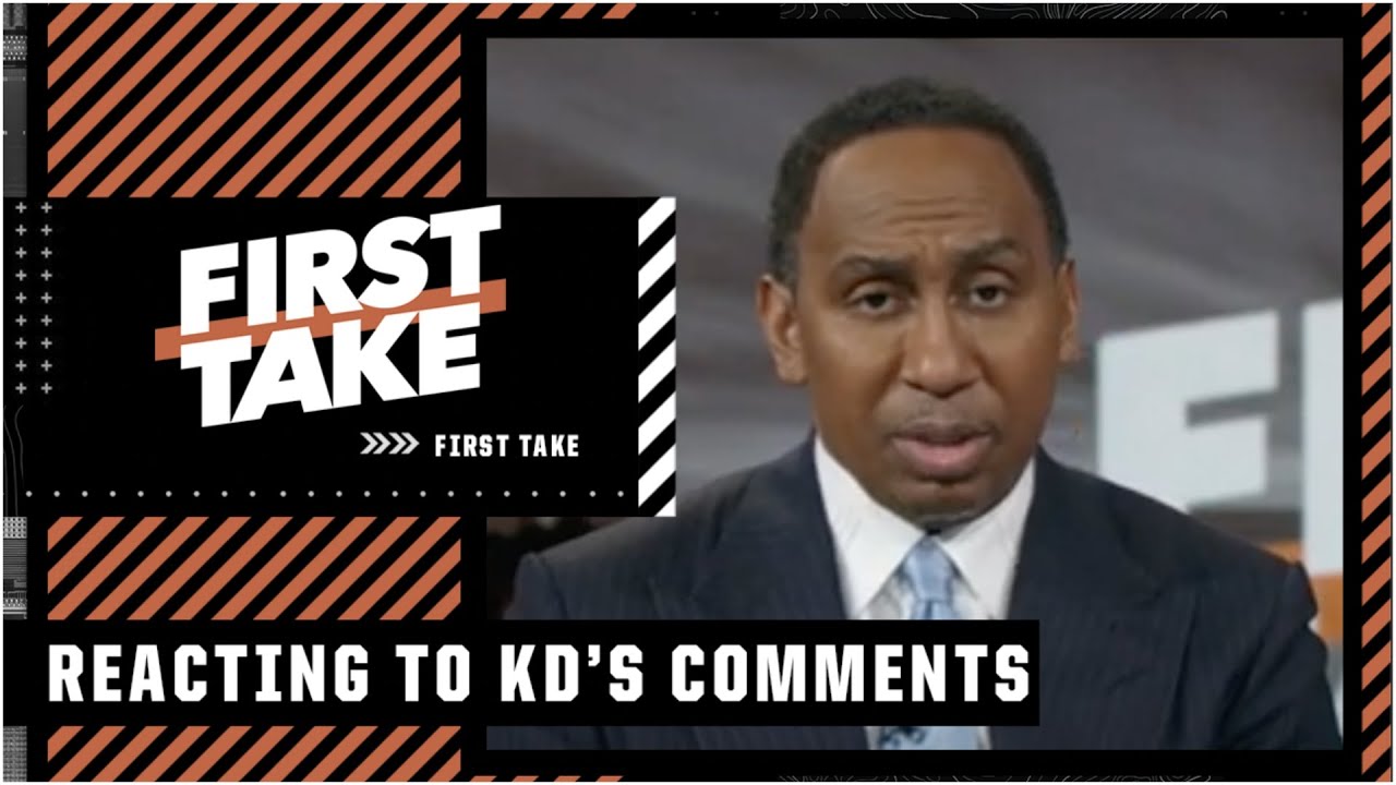 MAKES NO SENSE! Stephen A. addresses Kevin Durant’s comments 👀 | First Take