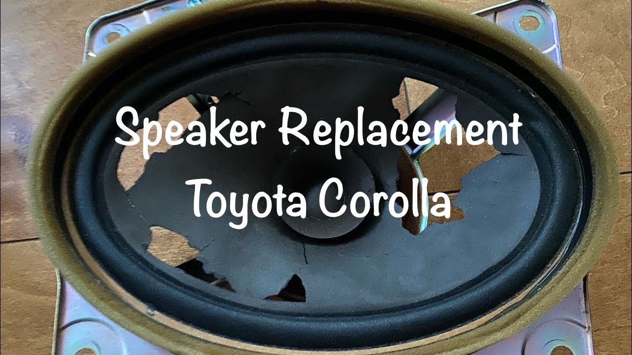 2009-2013 [2012] Toyota Corolla LE  Rear Speaker replacement | 6x9 Pioneer TS-901M