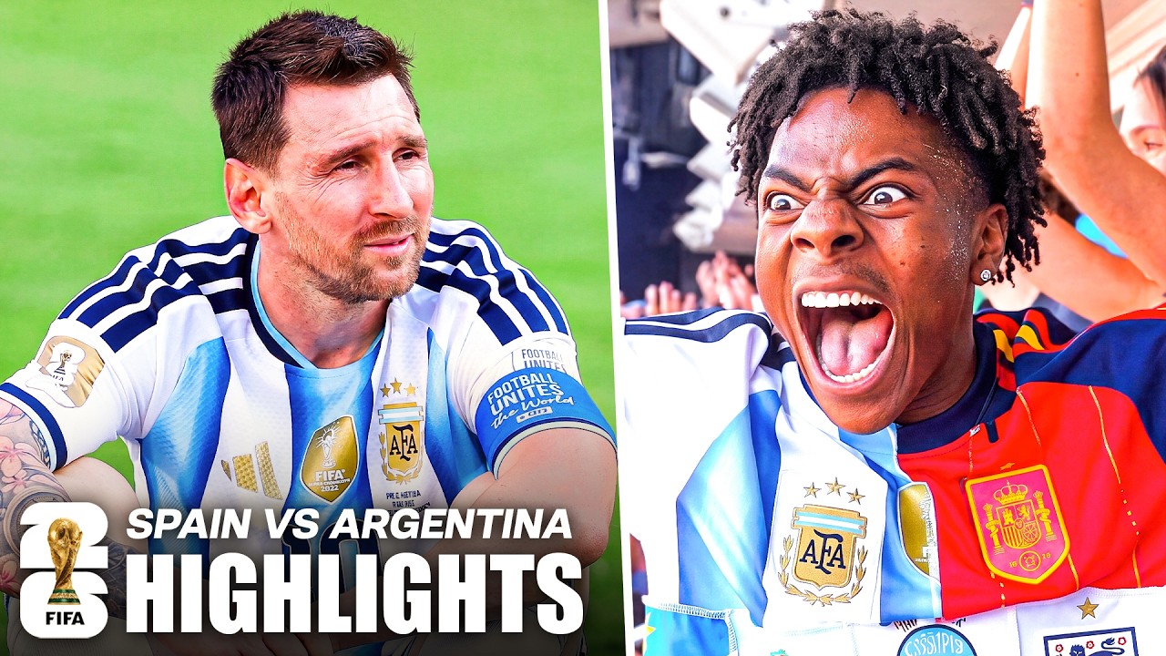 iShowSpeed Argentina vs Spain Highlights  | 2026 FIFA World Cup&trade;