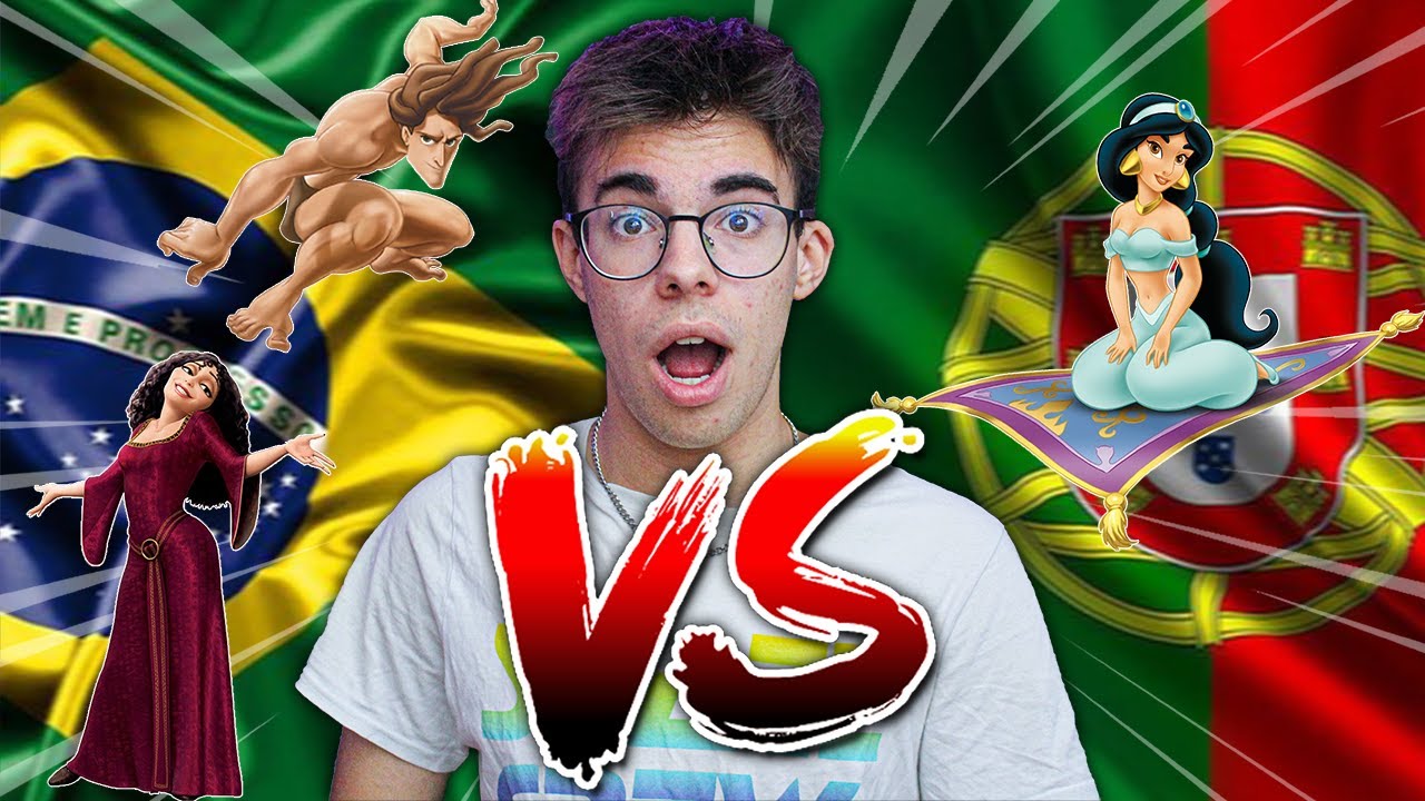 PORTUGAL vs. BRASIL - MÚSICAS DA DISNEY!!! - PARTE 8