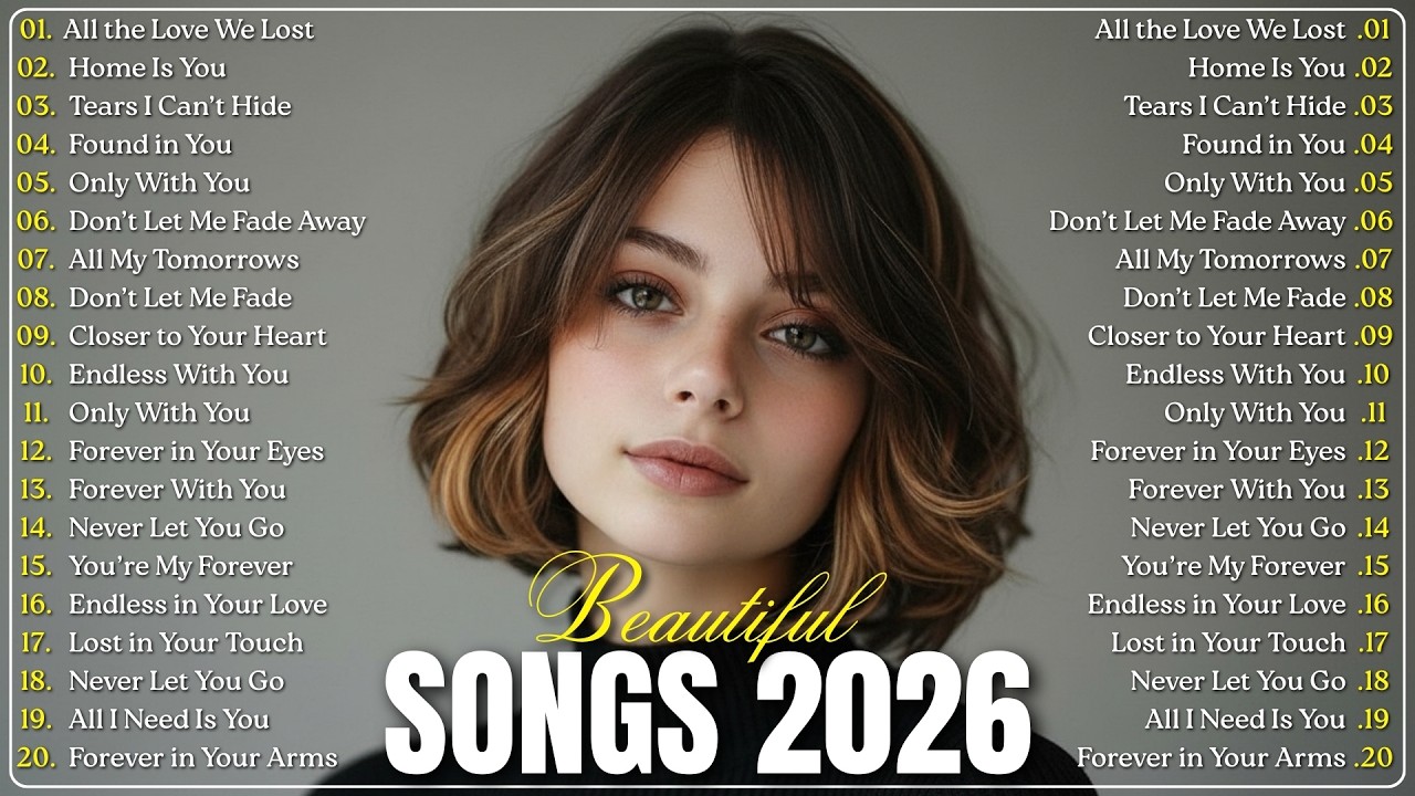 Romantic Love Songs Collection 💖 | Emotional English Music for Calm Nights