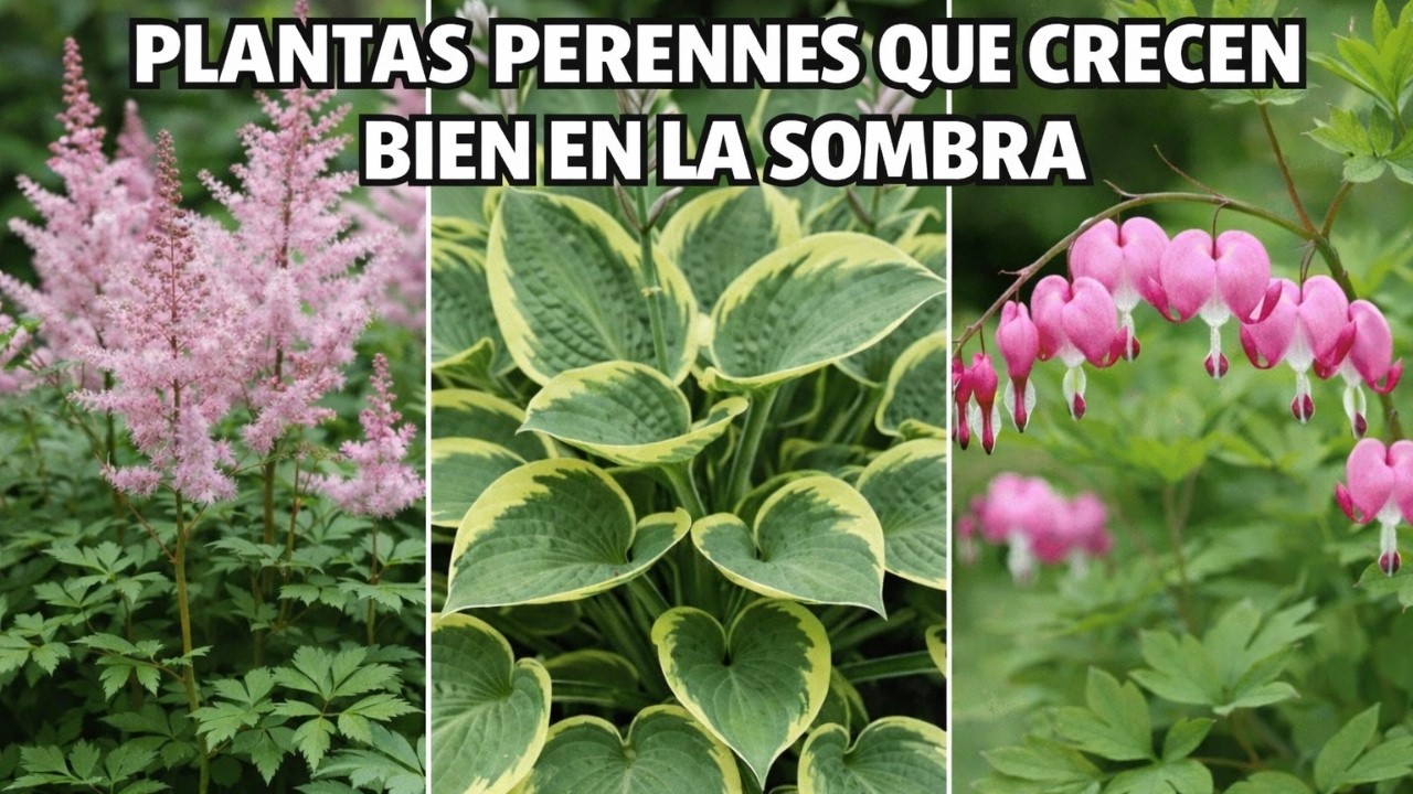 7 plantas perennes amantes de la sombra que florecen sin parar 🌸 (¡Imprescindibles para todo jardín)