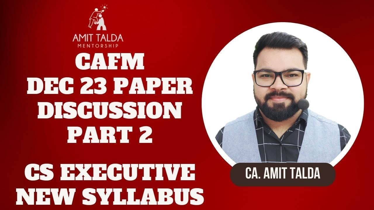 CAFM DEC 23 PAPER PART 2