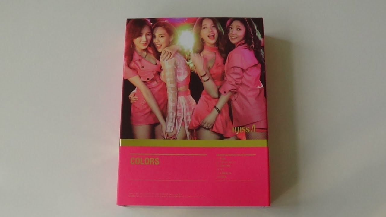 Unboxing Miss A 미쓰에이 3rd Mini Album The 7th Project Colors