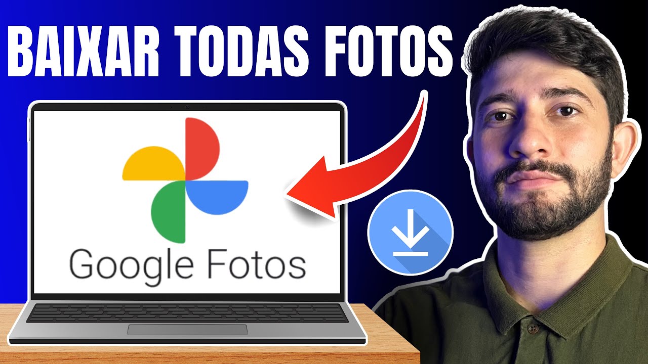 Como Baixar Todas as FOTOS do Google Fotos para o PC ou Notebook (GUIA DEFINITIVO)