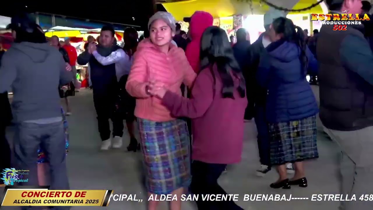Mix caminantes Marimba orquesta Fiesta Tropical, San Vicente Buenabaj, noviembre 2025