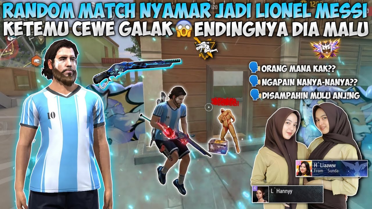 RANDOM MATCH KETEMU 2 CEWEK GALAK!! AUTO GUA GENDONG PAMERIN SKIL HEADSHOT SAMPAI DIA LULUH!!