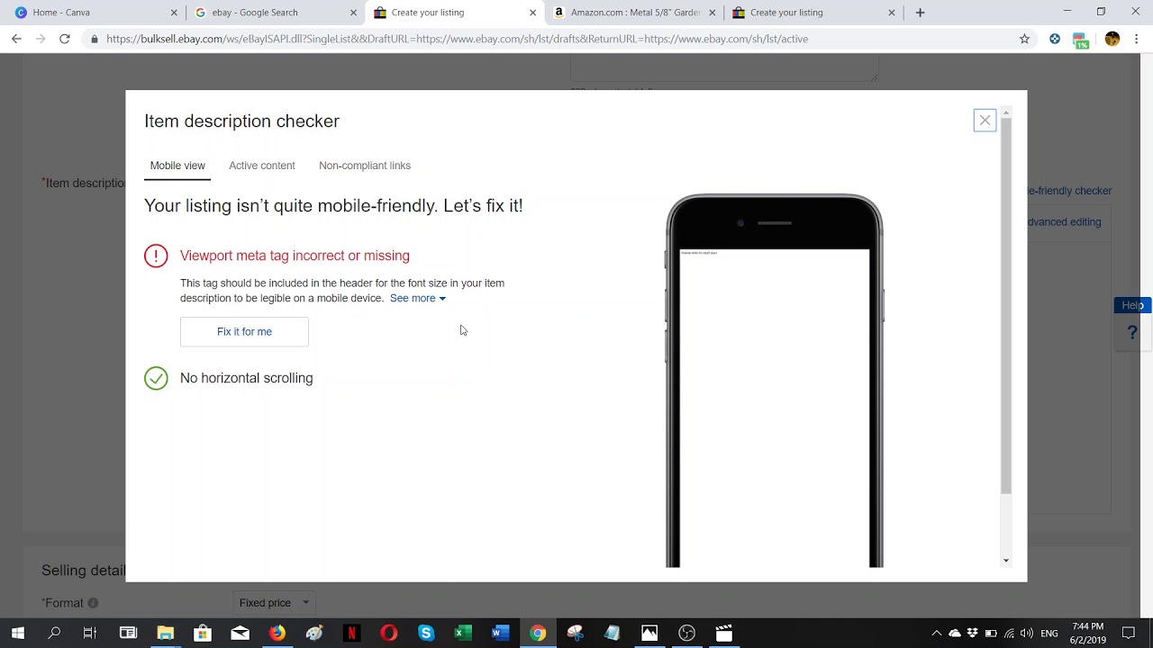 HOW TO MAKE YOUR LISTINGS MOBILE FRIENDLY ON EBAY