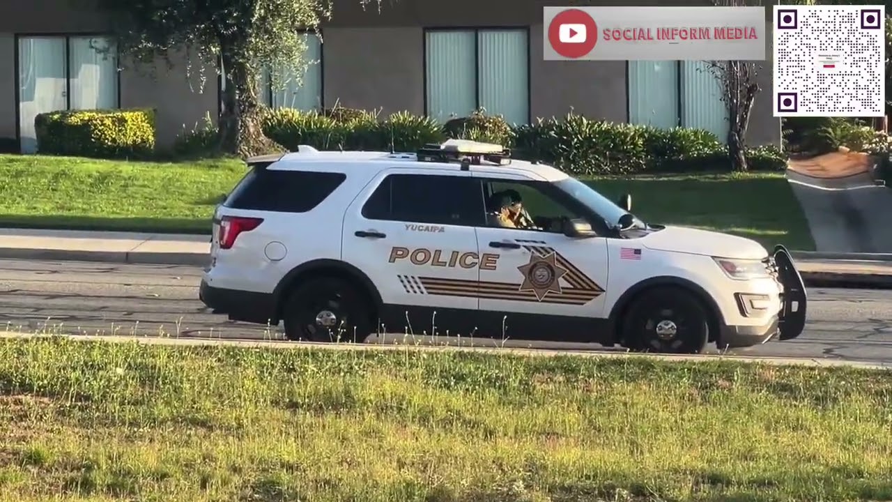 Cops in #Yucaipa come and Homeless man moves on
