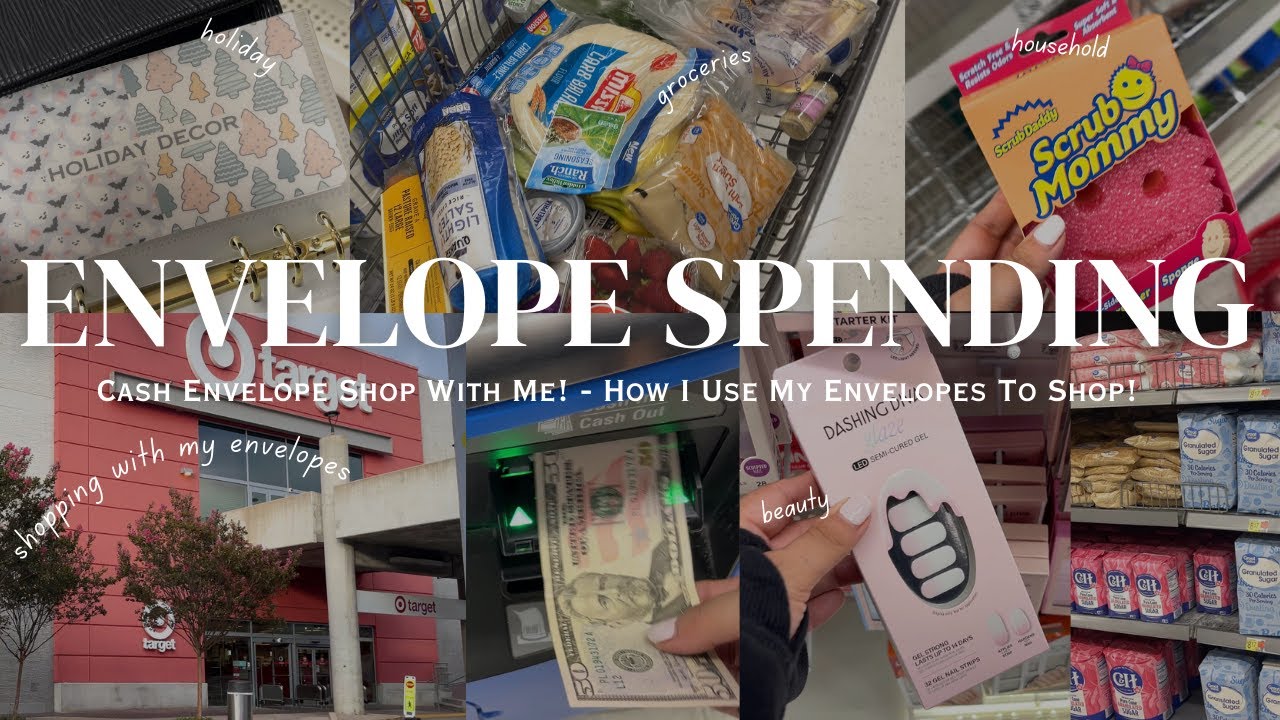 Shop With Me | How I Shop Using the Cash Envelope System | Target, Walmart