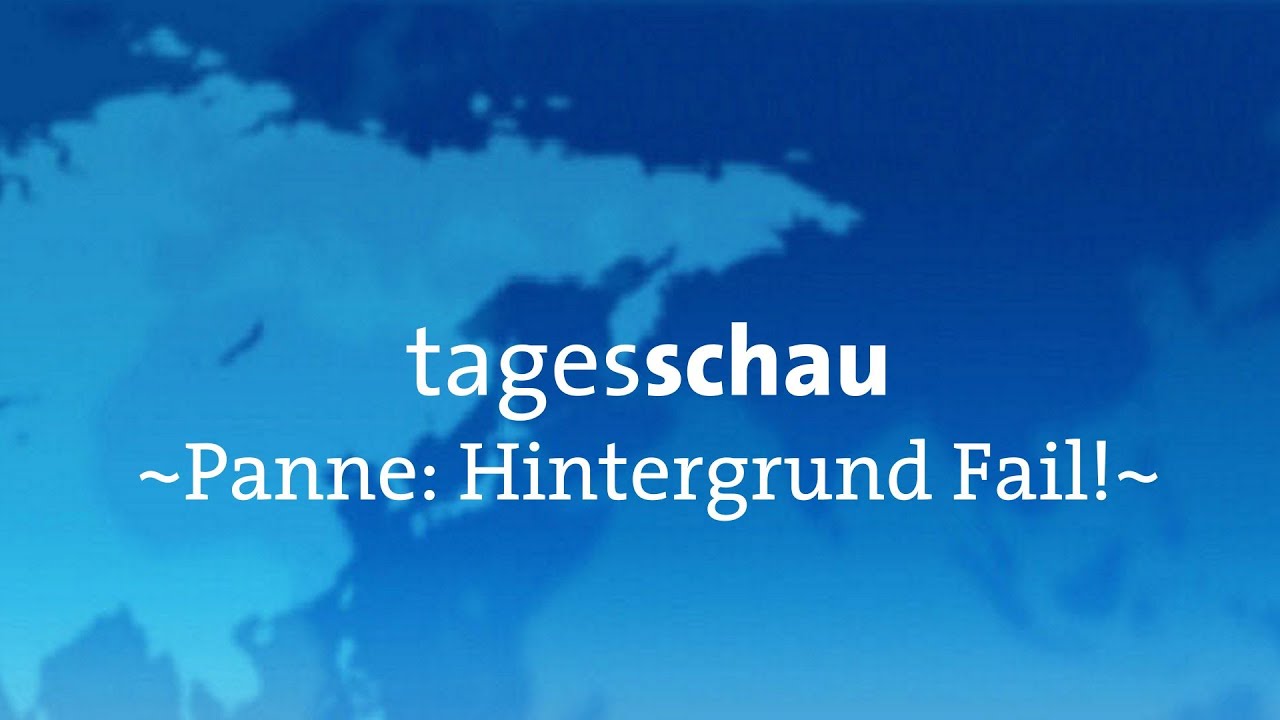 |ARD aktuell tagesschau panne 27 05 [2016] 9 Uhr