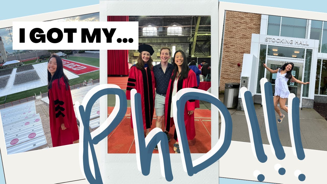 I finally graduated AND GOT MY PHD! | Cornell University graduation vlog