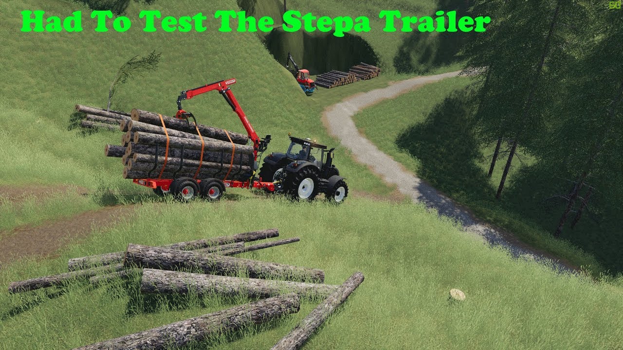 FS19 | Logging On Bergholmen | Stepa Trailer! | Timelapse | S1 EP10