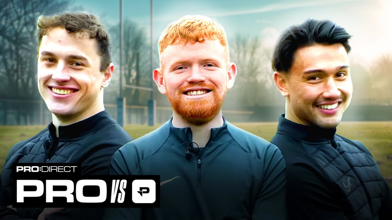 FOOTBALLER VS RUGBY PLAYERS 👀🏉  PRO VS PRO:DIRECT with MARCUS SMITH and HENRY ARUNDELL 🔥