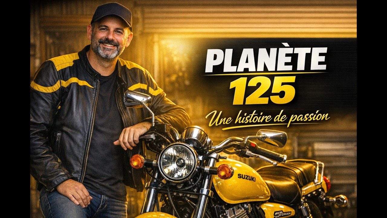 Et oui… c’est moi, Édouard ! 🏍️ Présentation de Planète 125 et de Lady ma Marauder.