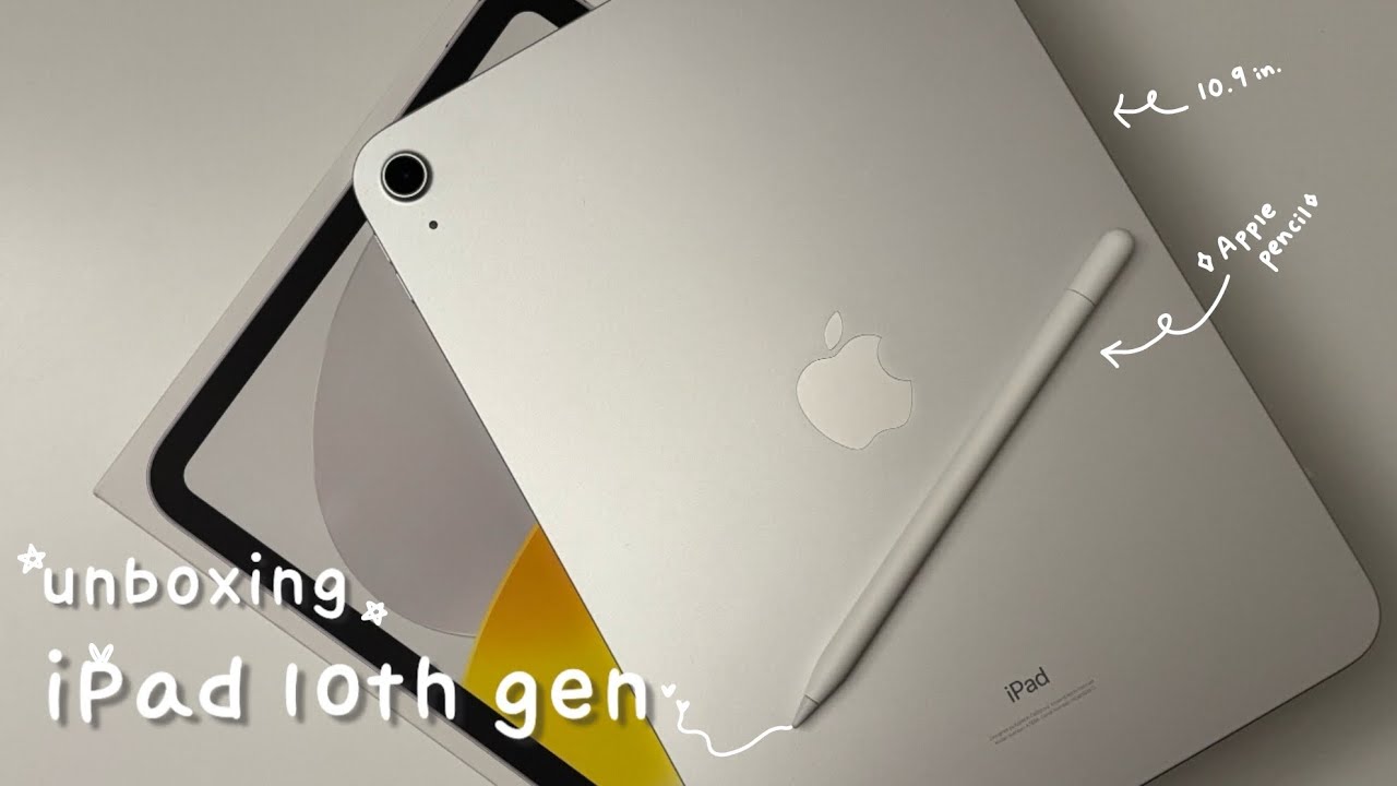 vlog 📦 iPad 10th gen (silver) 10.9