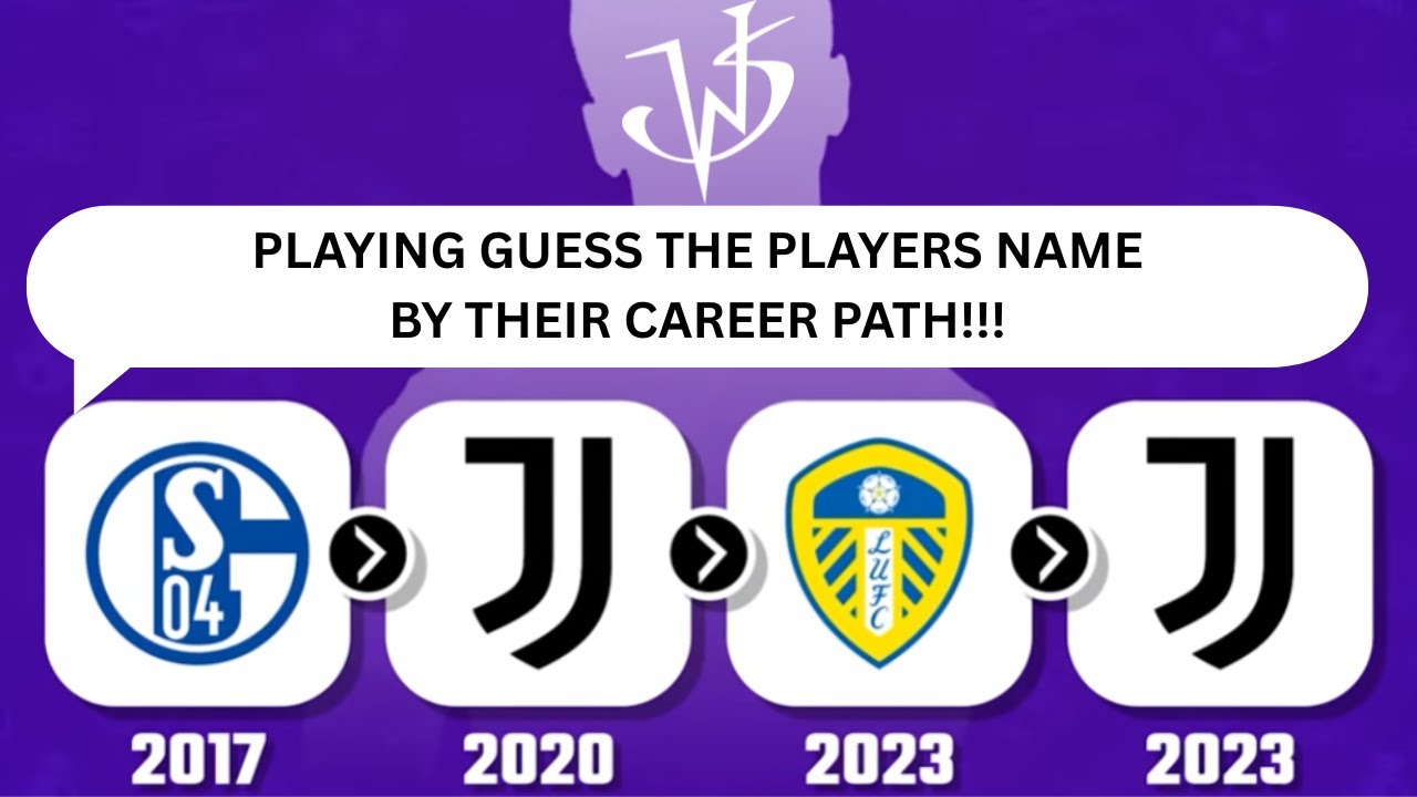 PLAYING GUESS THE PLAYER BY HIS CAREER PATH.