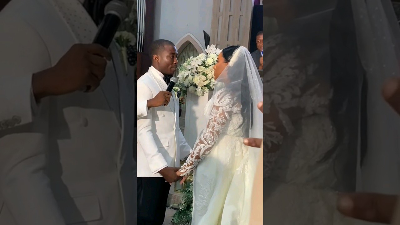 Theophilus Sunday saying YES I DO to Ashlee White in a beautiful voice #theophilussunday