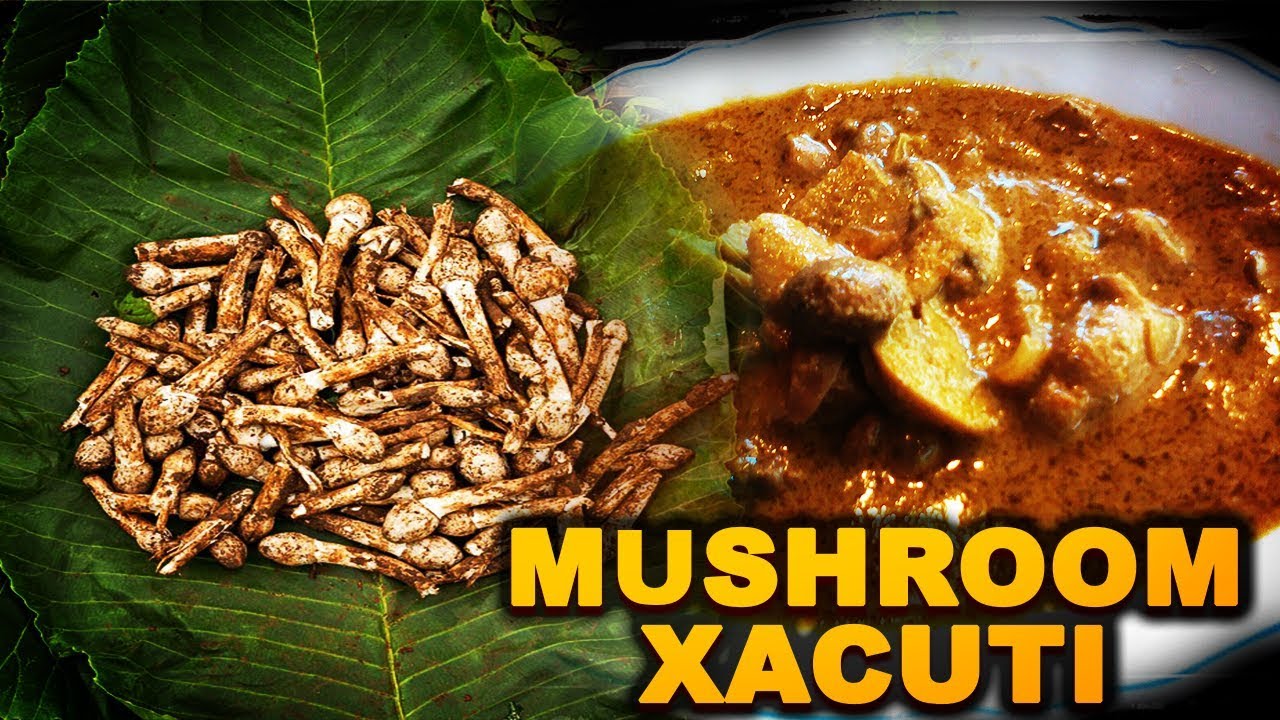 Mushroom Xacuti | Mushroom Dish | Goan Food | अल्म्यांचे तोणाक