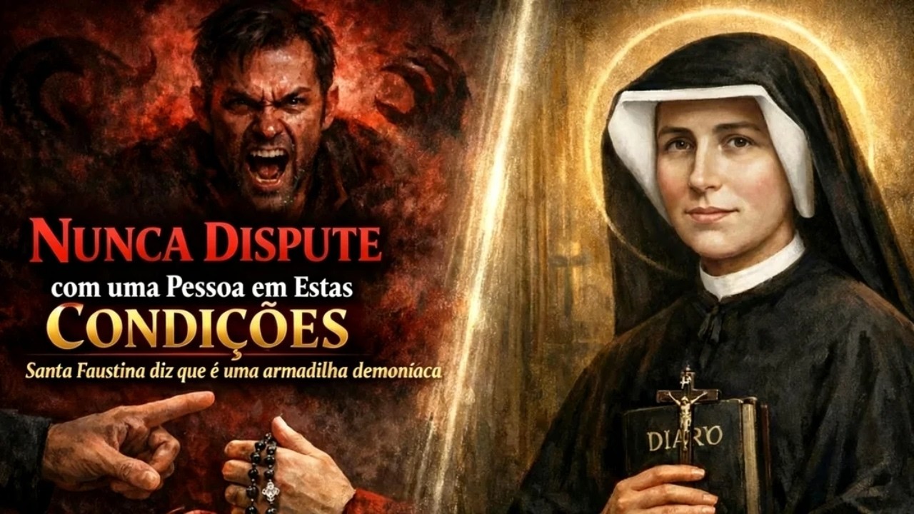 Santa Faustina: Nunca discuta com alguém nessas condições (É uma armadilha do diabo)