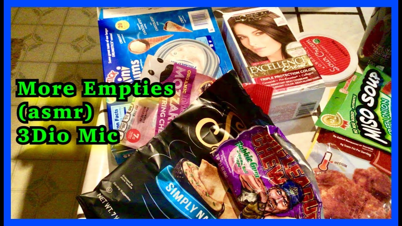 One Hour Quiet ASMR 🎧 Rambling thru my Empties