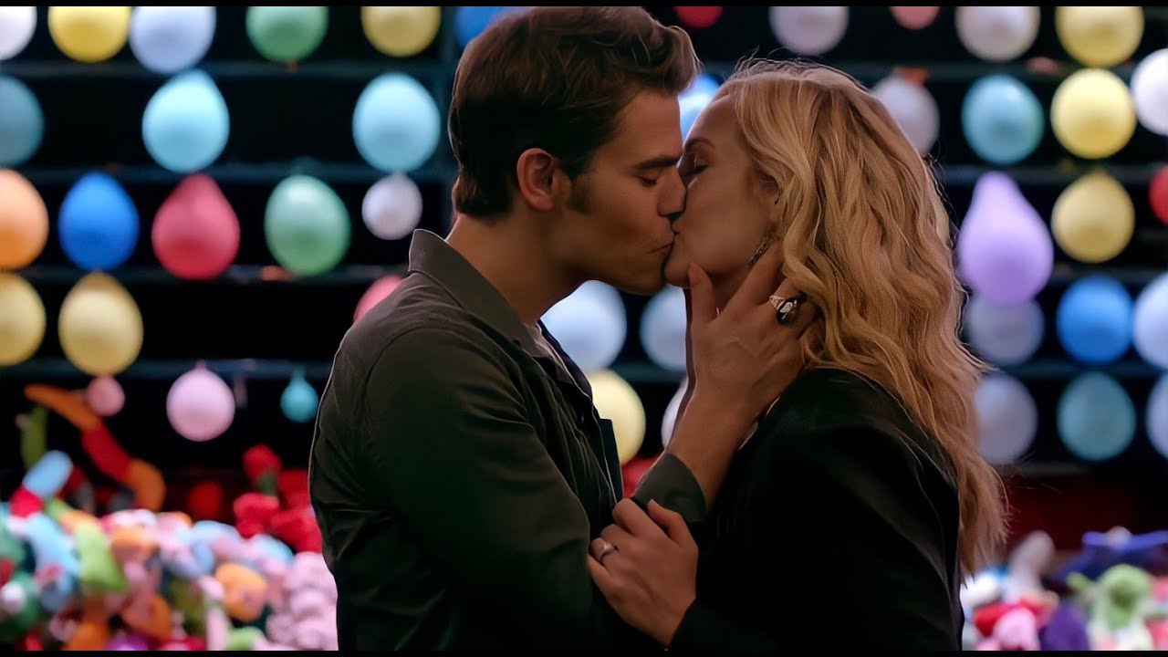 Stefan and Caroline// dancing with your ghost