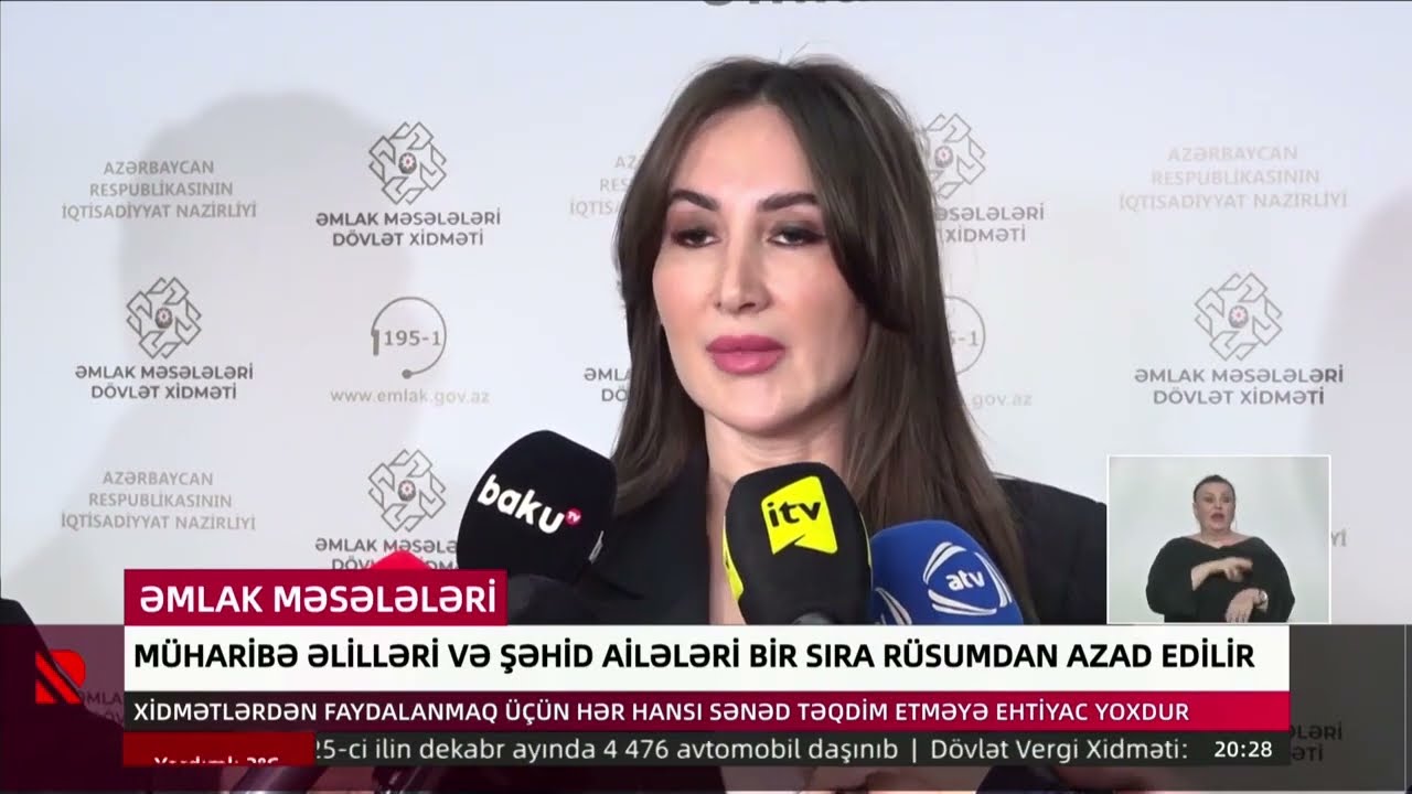 Mülkiyyət hüququnun qeydiyyatına dair rüsumdan azad edilmə ilə bağlı 16 yanvar tarixli brifinq